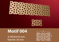 Motif Stroline Söve: İç ve Dış Cephe Süslemeleri ve Yalı Baskı Mantolama Motif 3